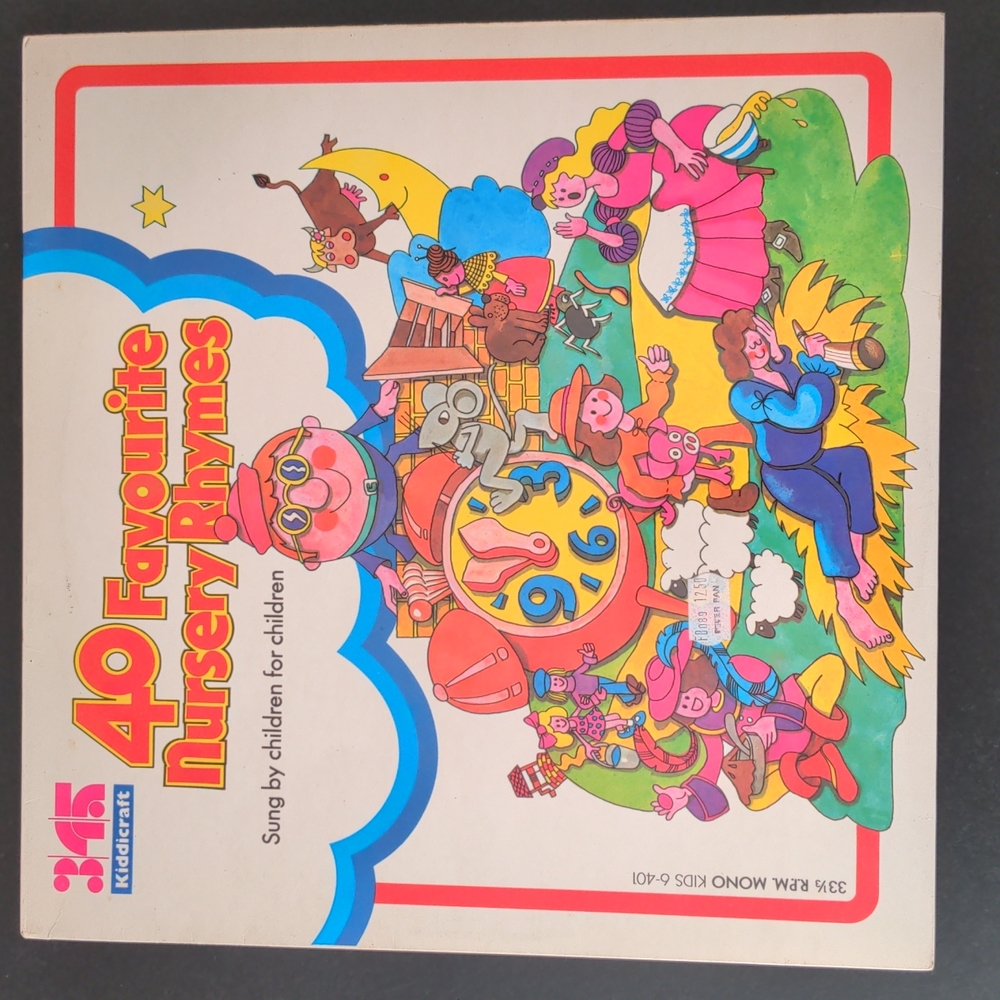 Vintage vinyl 40 Favourite Nursery Rhymes